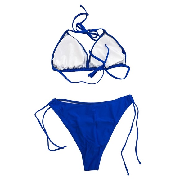 Women's Cobalt Blue Two-Piece Bikini – Size Large – NWOT - Picture 4 of 4
